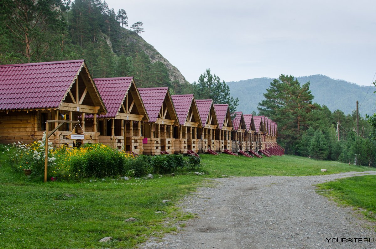 Деревня Узнезя горный Алтай