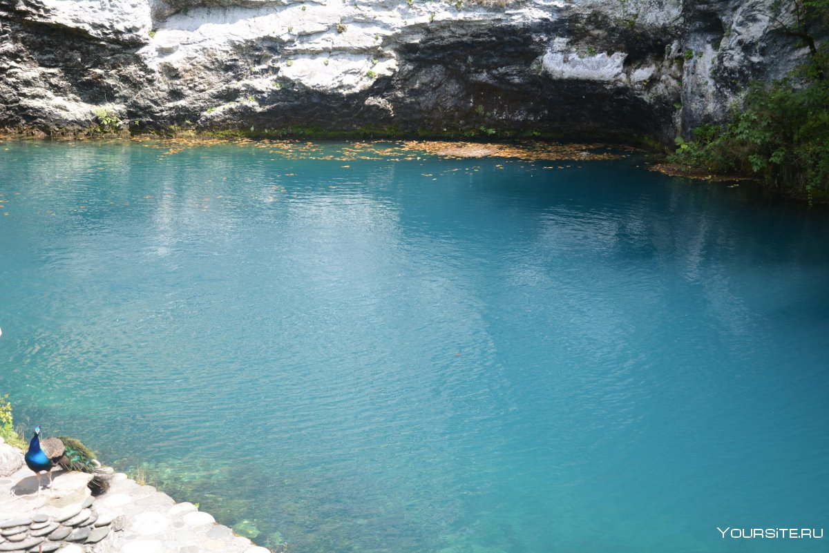 Абхазия Цандрипш голубое озеро
