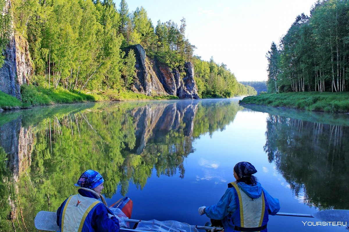 Река в Перми сплав