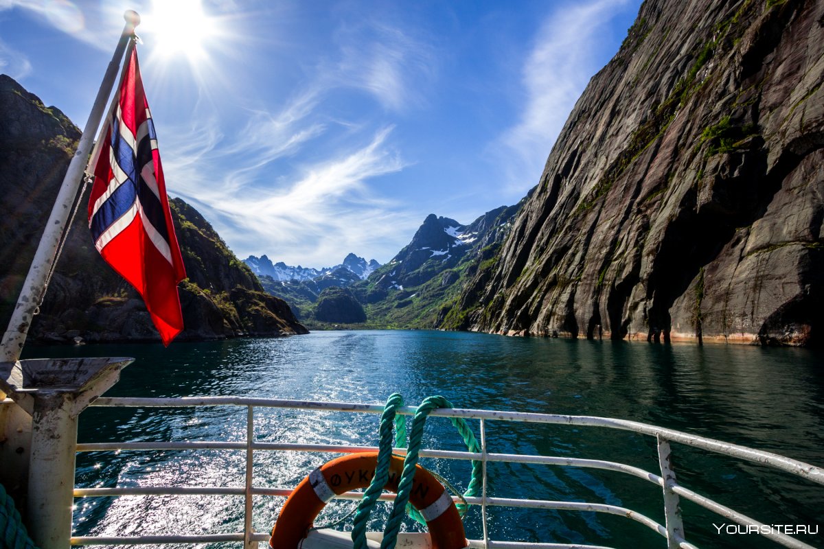 Смотровая площадка Aurland Lookout, Норвегия.
