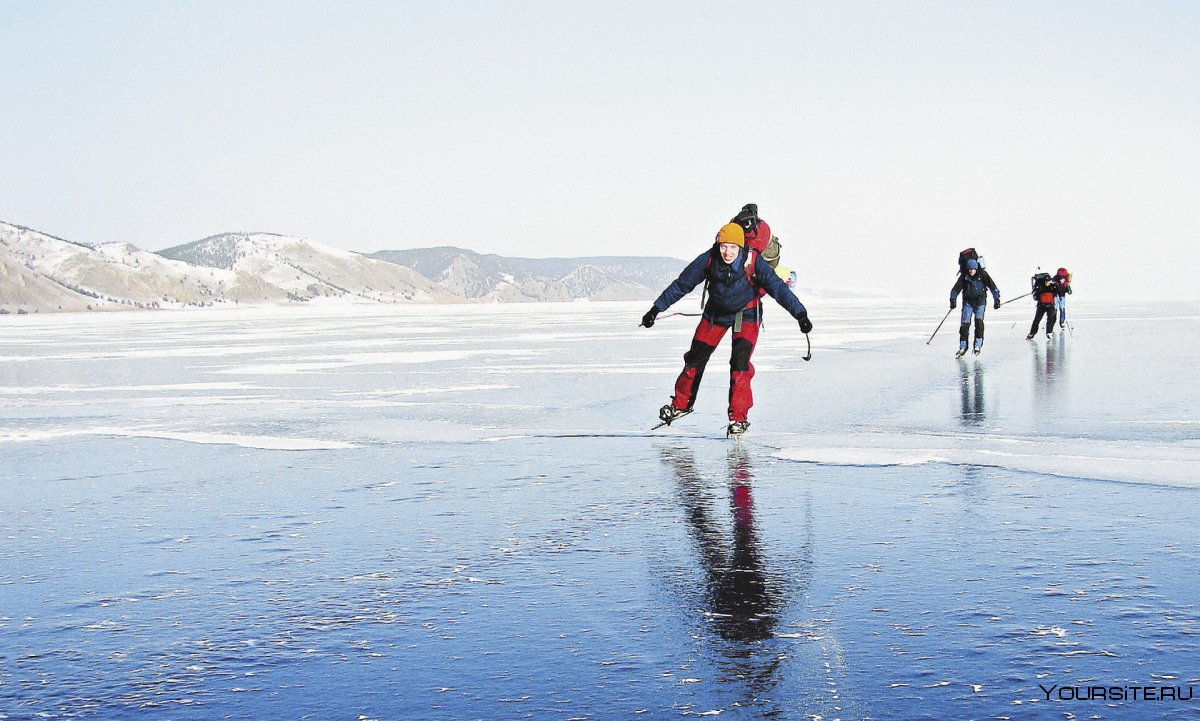 Байкал поход на коньках