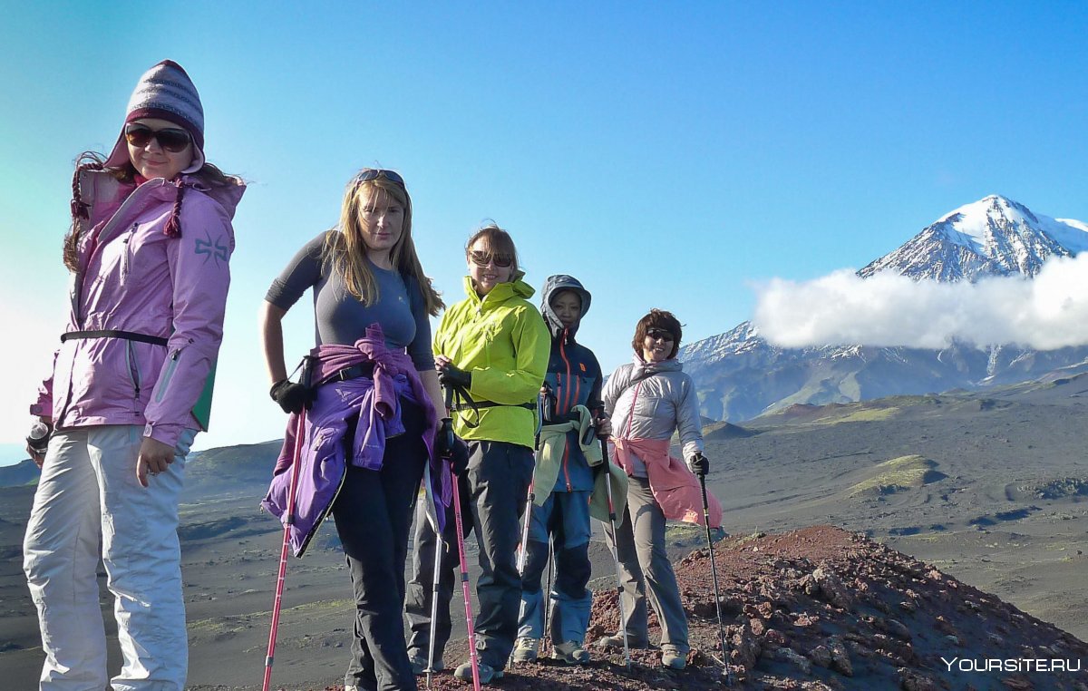 Поход на вулкан Камчатка летом