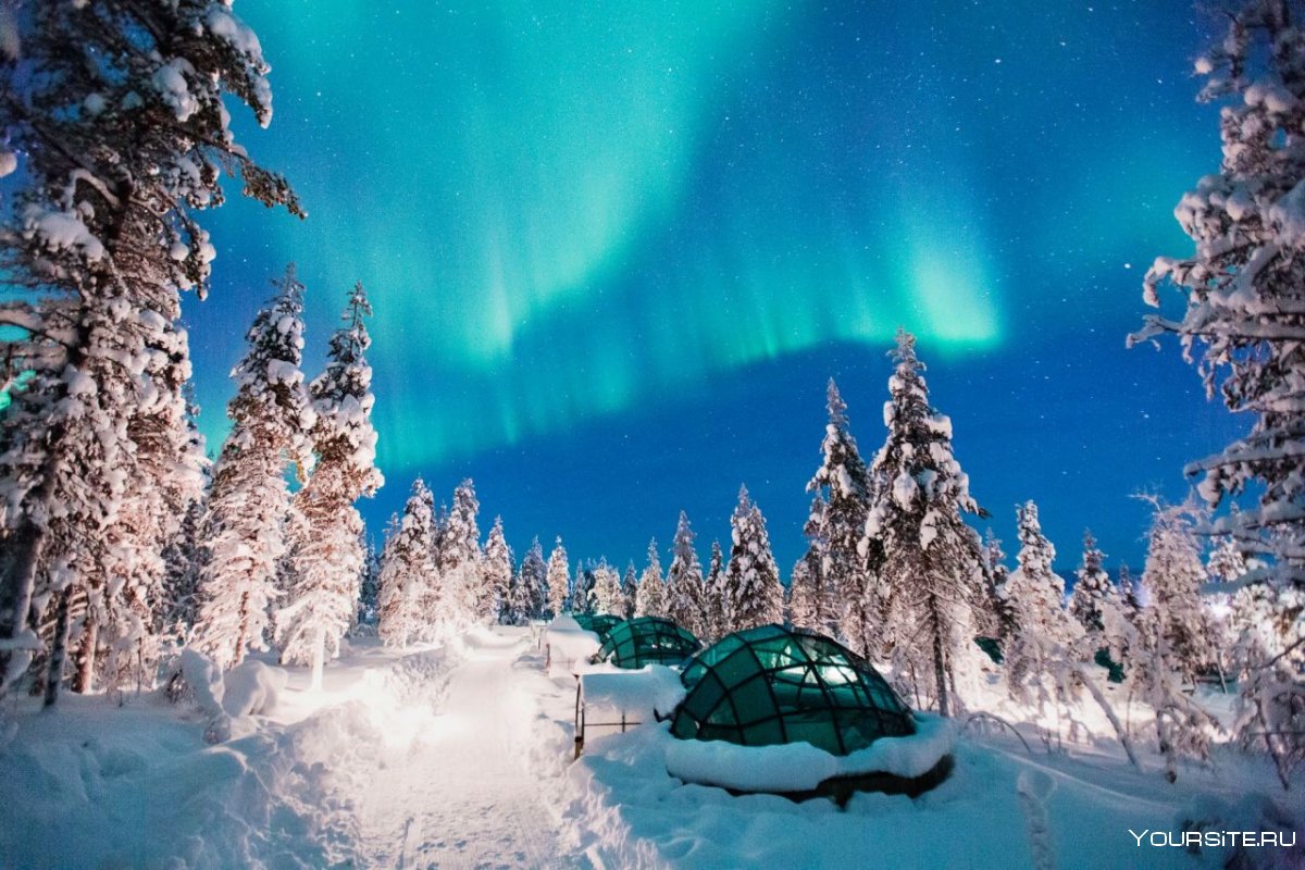 Kakslauttanen Arctic Resort, Лапландия, Финляндия
