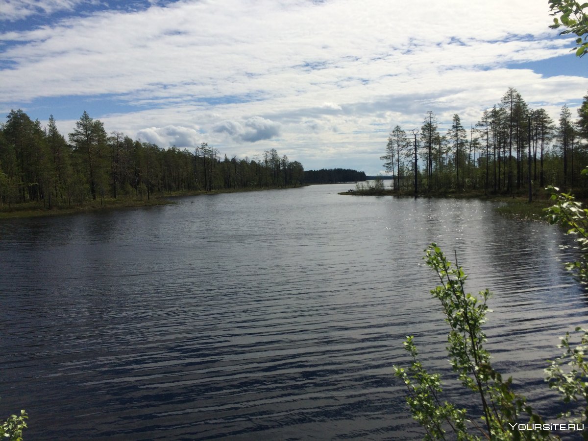 Озеро Ханкусъярви Карелия