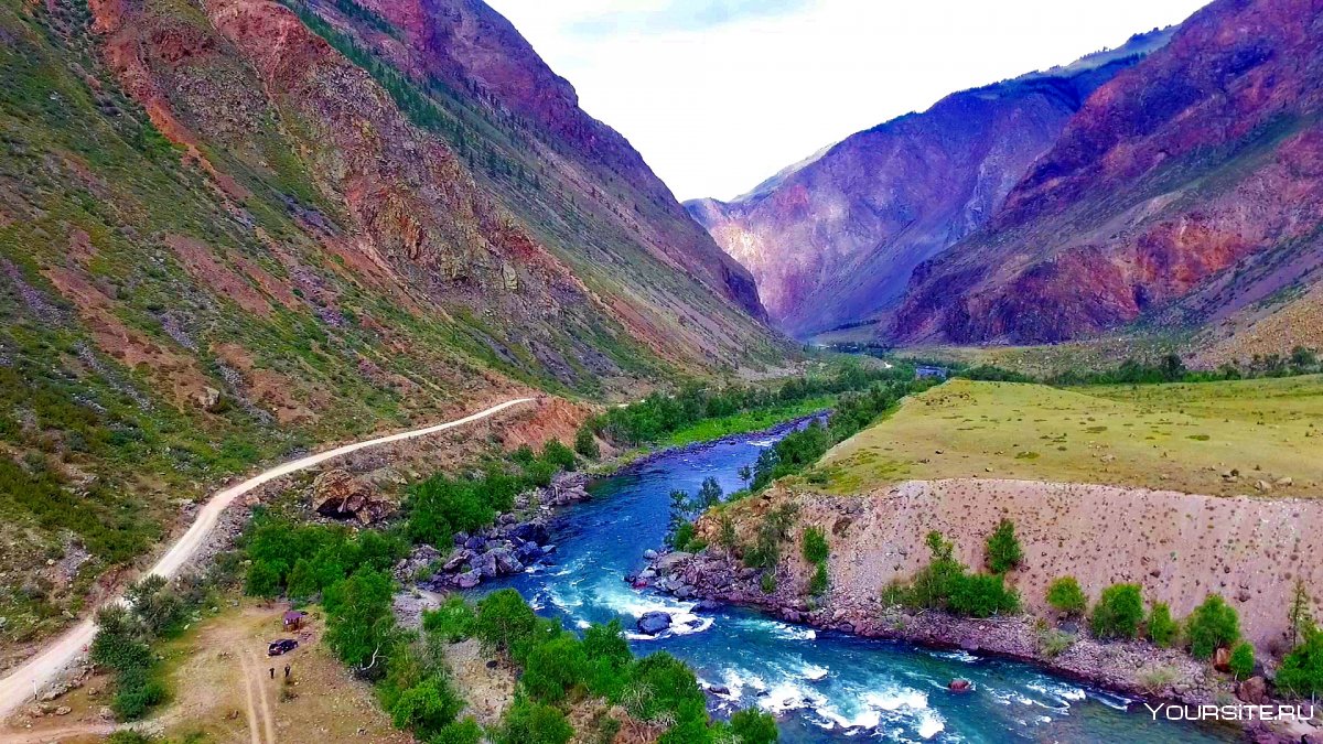 Республика Алтай река Чолушман
