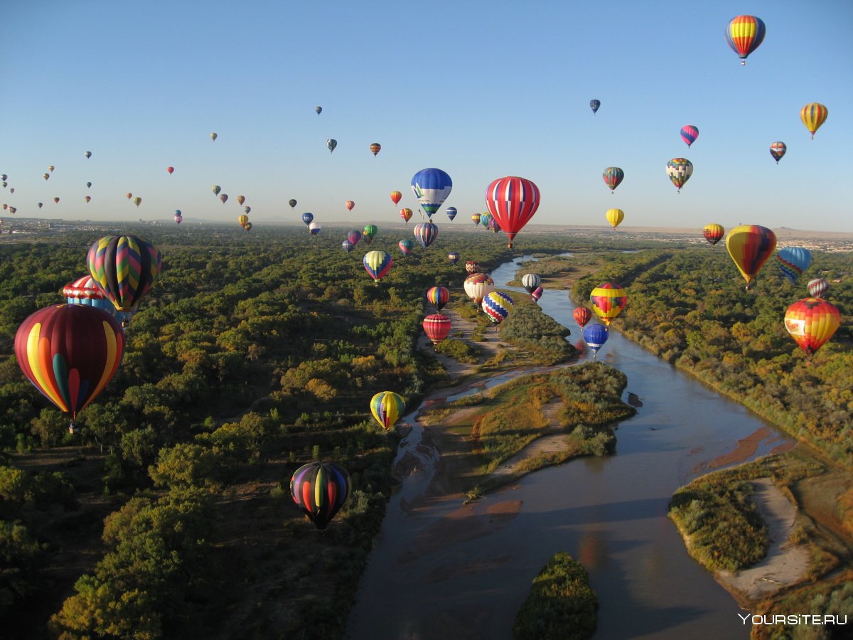 Фестиваль воздушных шаров в Альбукерке (США) 2020