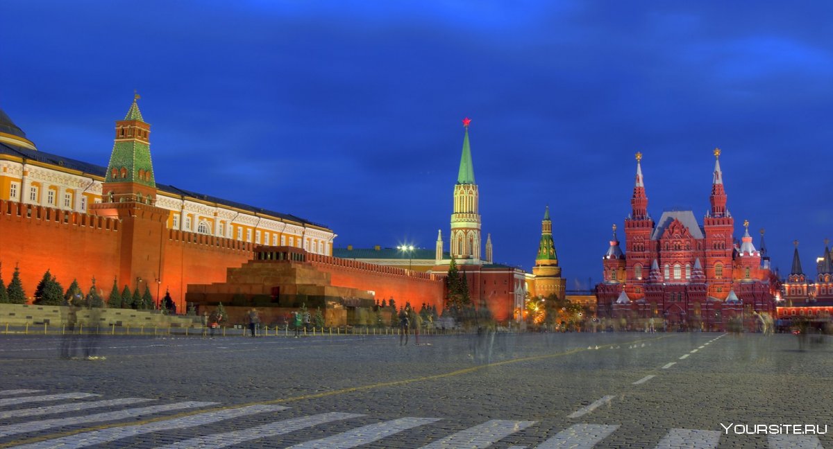 Панорама Московского Кремля с красной площади