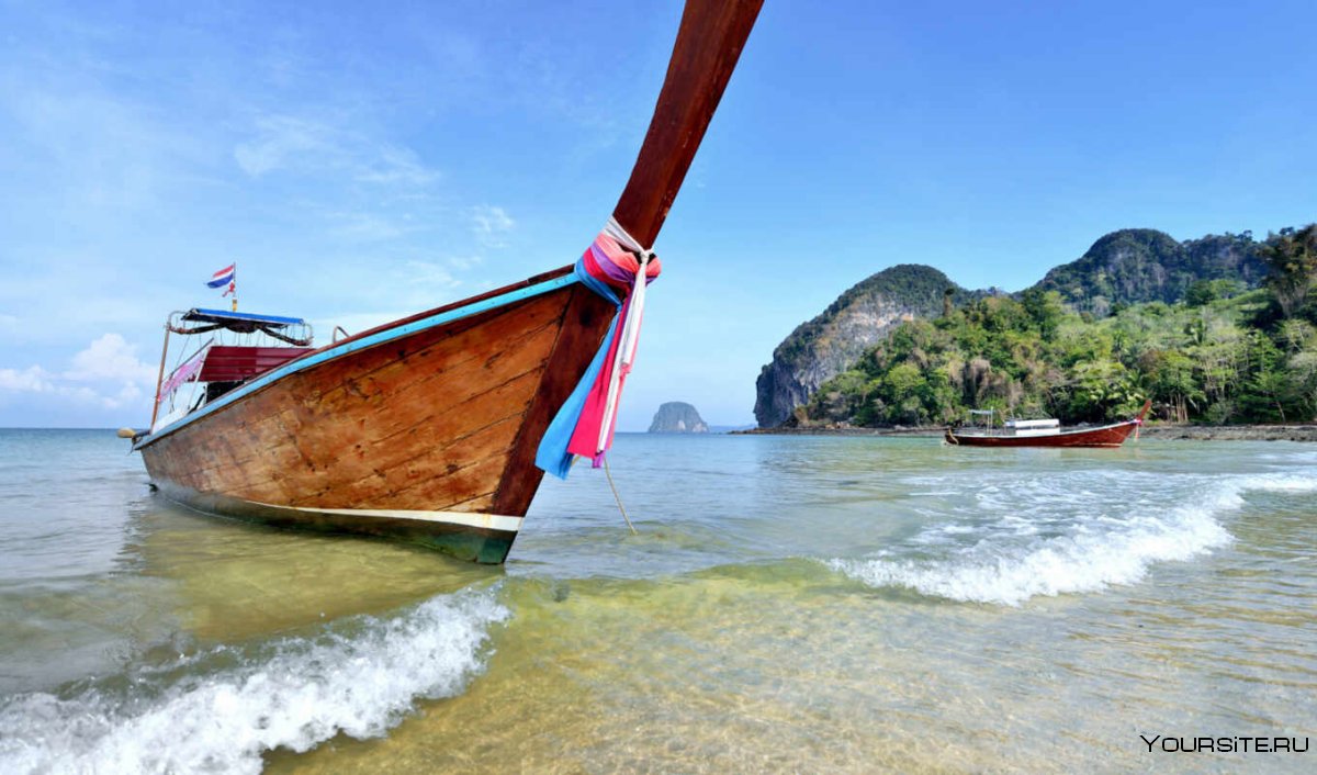 Длиннохвостая лодка Таиланд