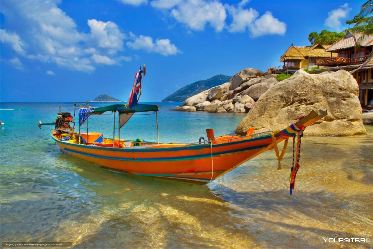 Тайские рыбацкие лодки