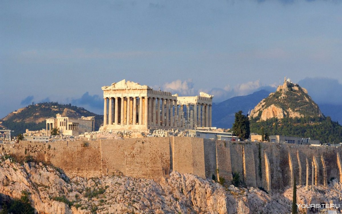 Atena город древняя Греция