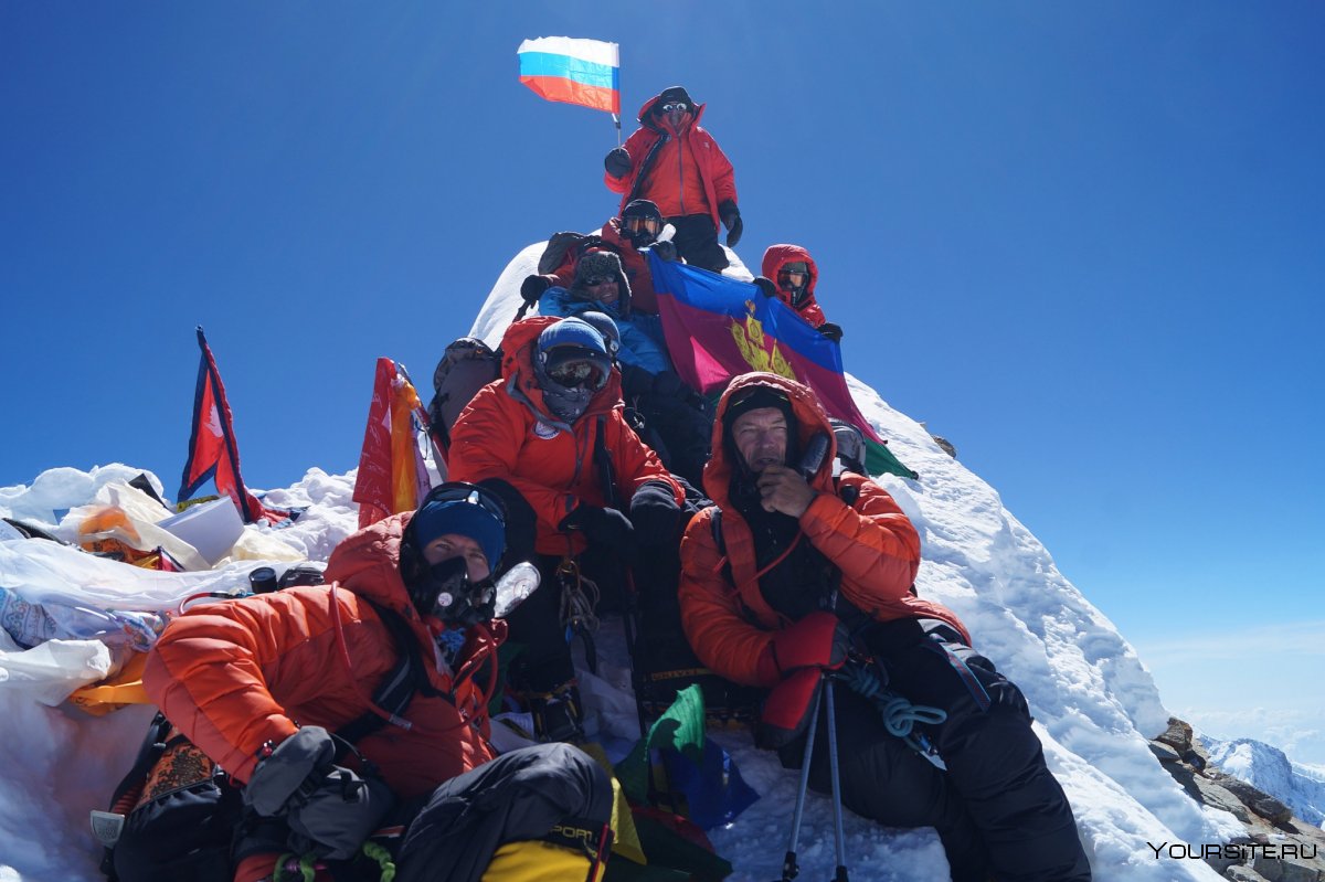 Эдмунд Хиллари на Эвересте