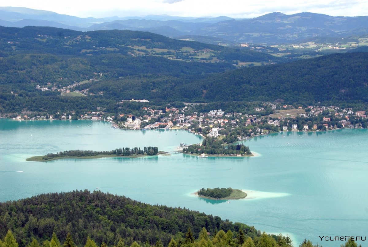 Озеро в Австрии Вёртерзее