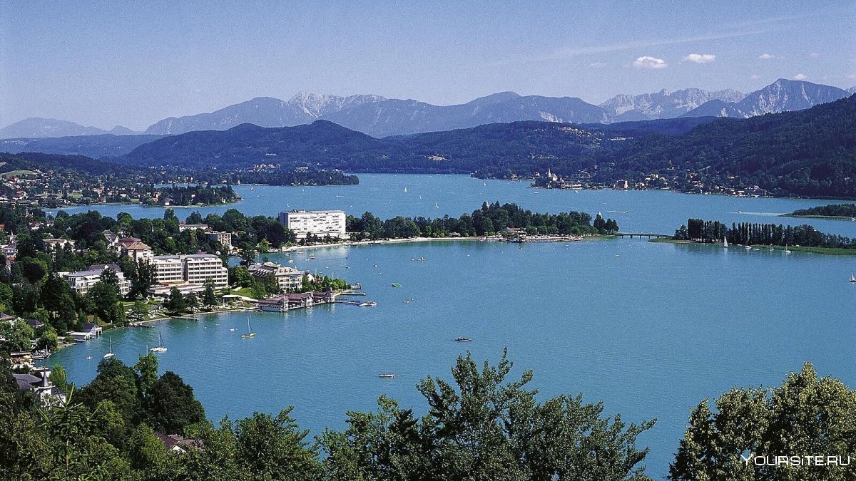 Озеро Вертерзее Австрия фото