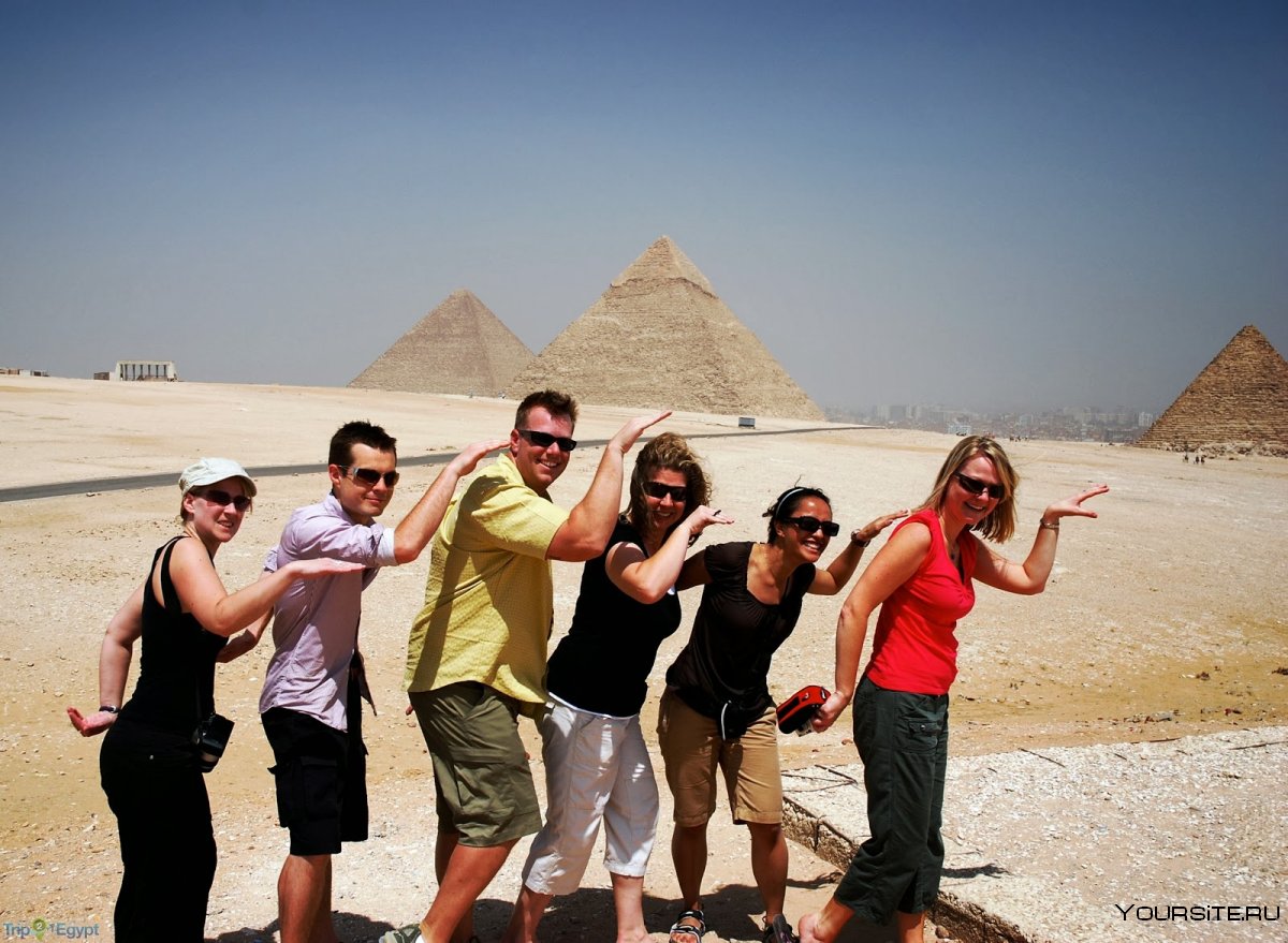 Российские туристы в Египте