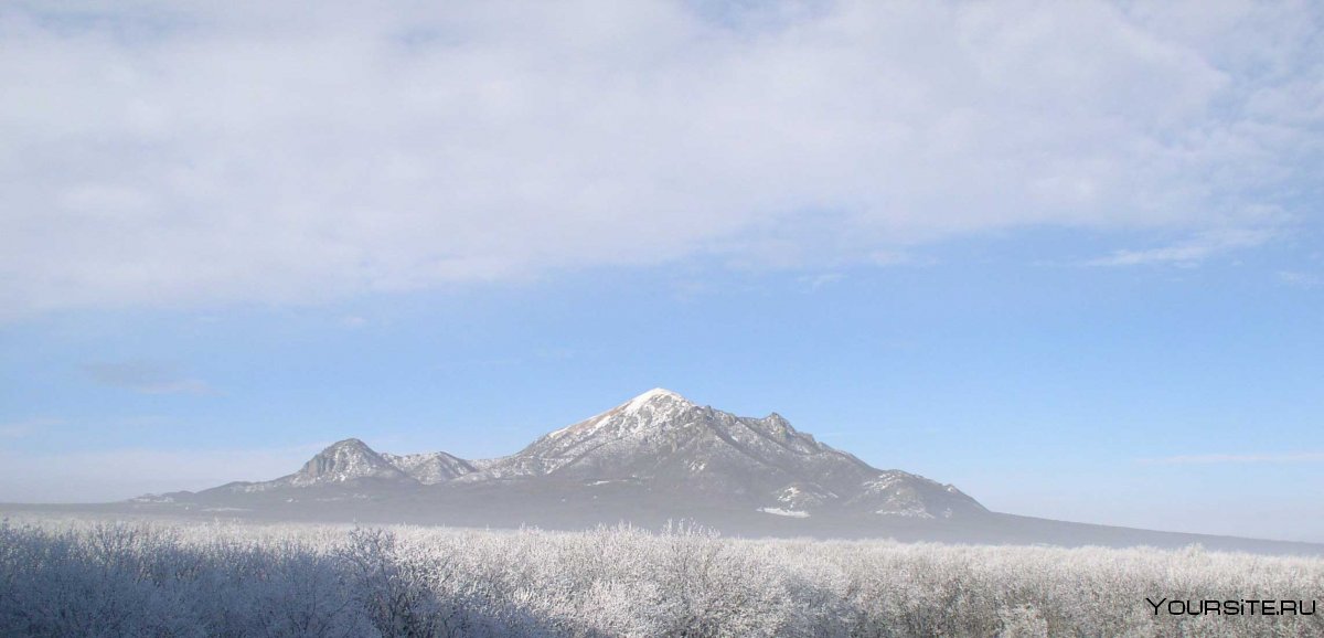 Гора Бештау Железноводск зимой