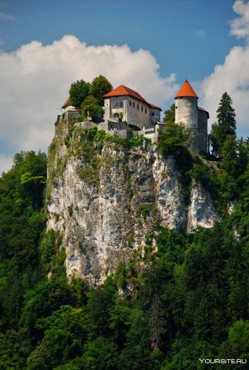 Блед замок Словения пожар