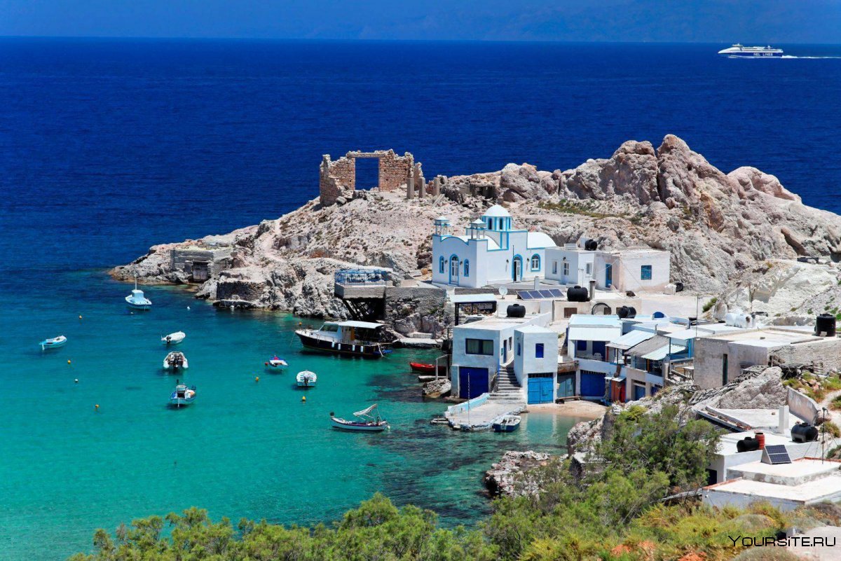 Остров Милос Греция море