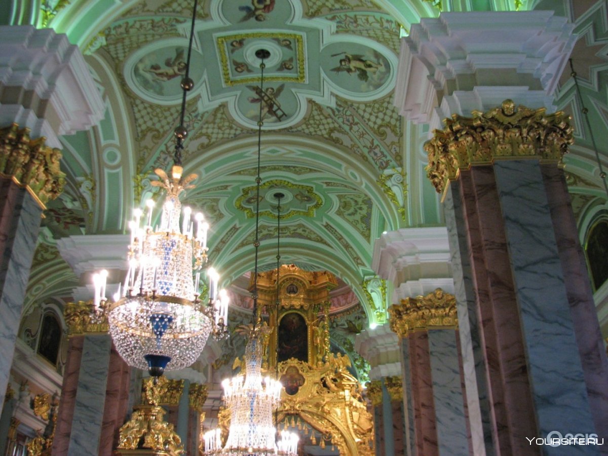 Петропавловский собор Петергоф широкий экран