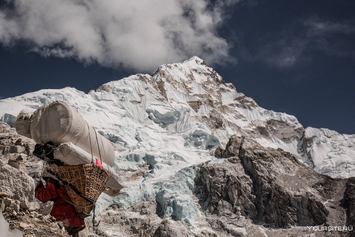 Гималаи Эверест восхождение