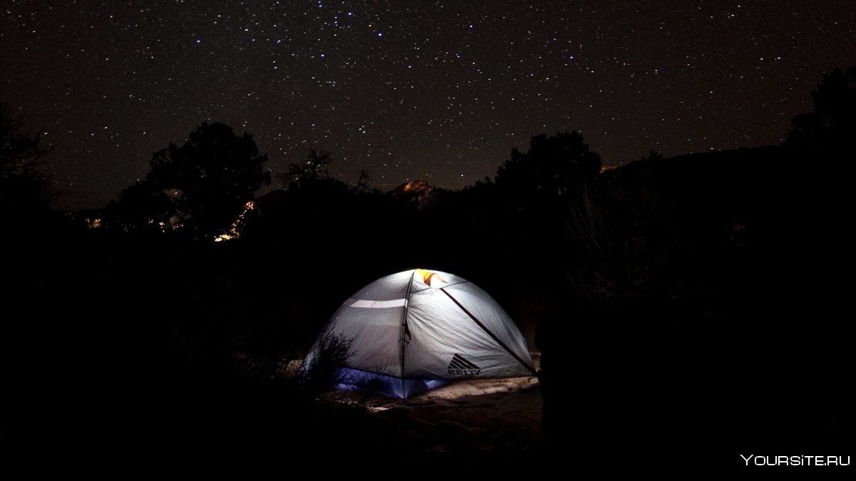 Ночное небо палатка
