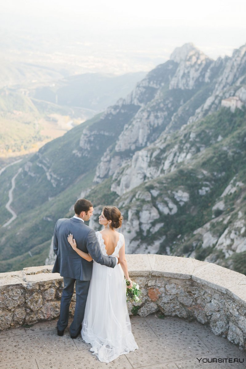 Свадебная церемония в горах Сочи