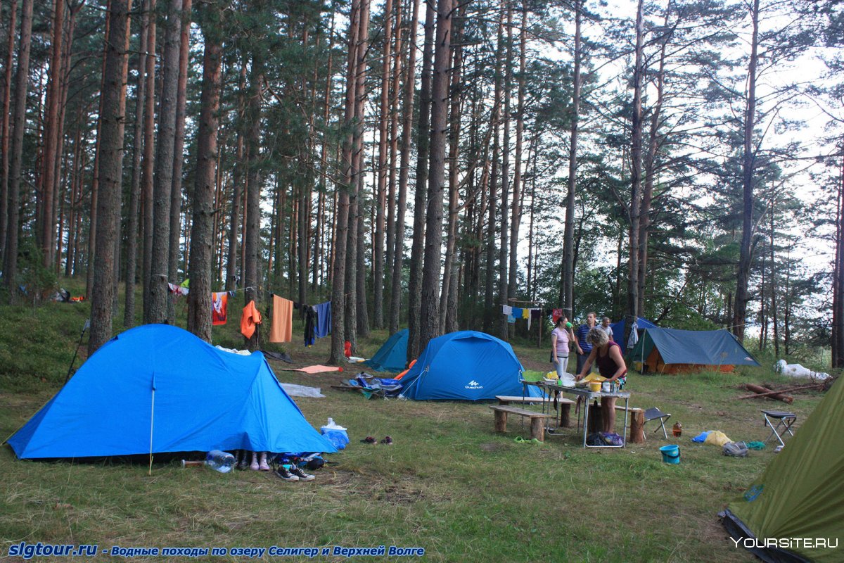 Верхняя Волга палатки Бор