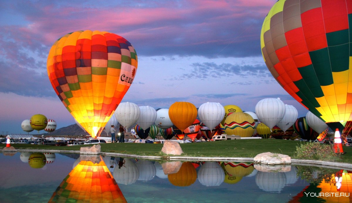 Фиеста воздушных шаров в Альбукерке