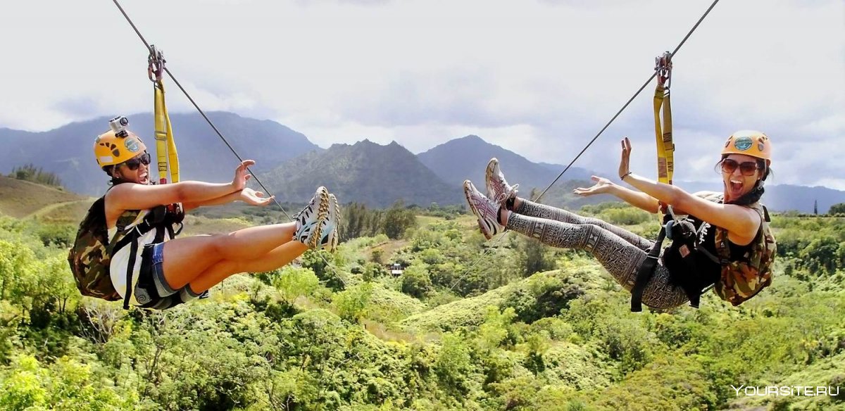 Троллей Zipline Геленджик