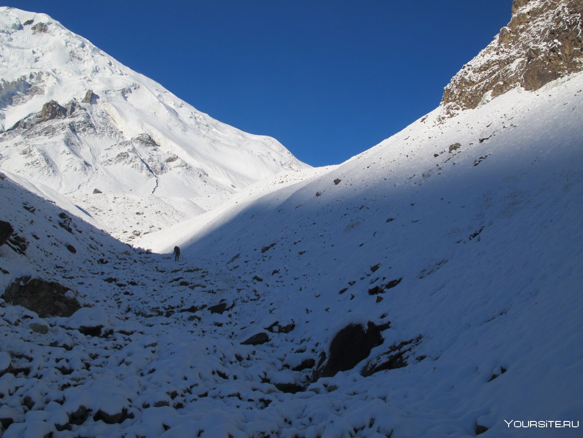 Альпинисты в горах Таджикистана