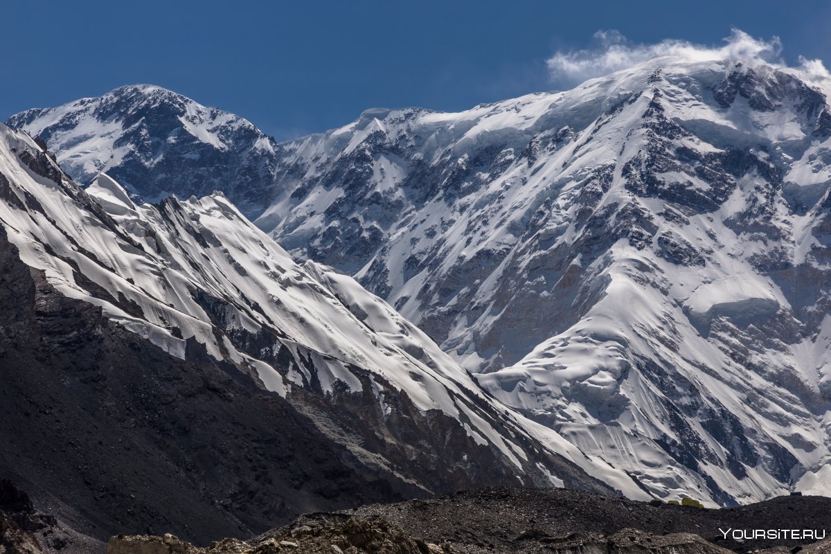 Альпинисты в горах Таджикистана