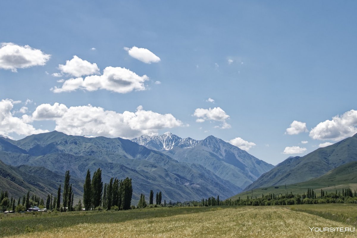 Кыргызстан горы Тянь Шаня