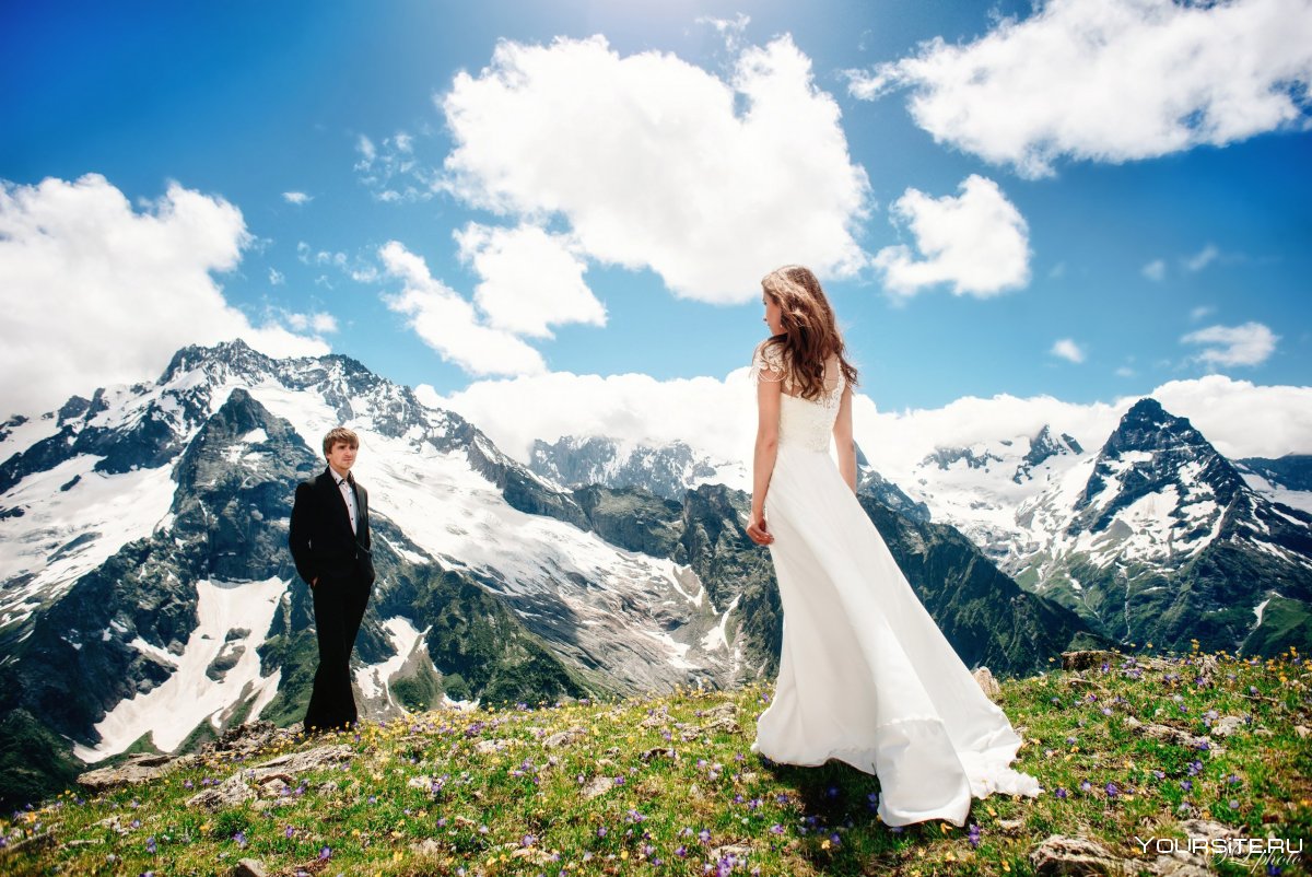 Свадьба в горах Кавказа