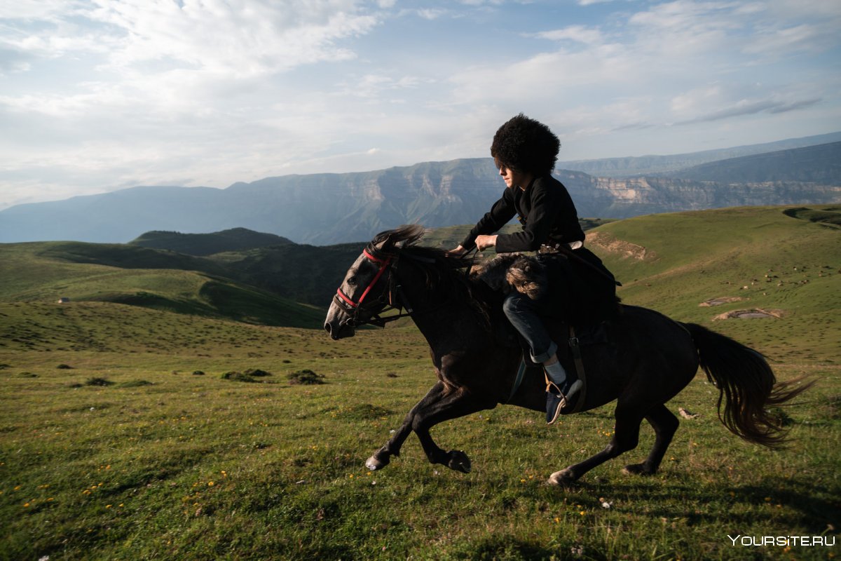 Джигиты Северной Осетии