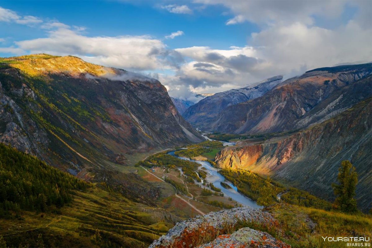 Долина реки Чулышман и перевал Кату-Ярык