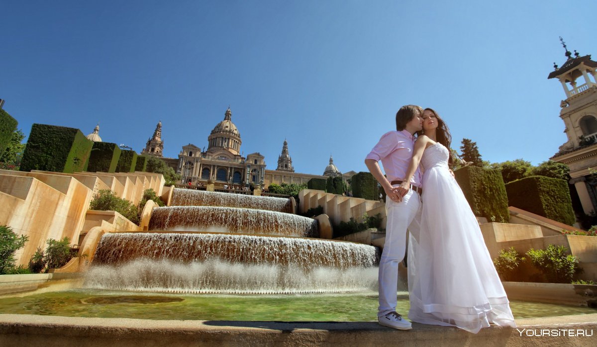 Красивая свадьба в Испании