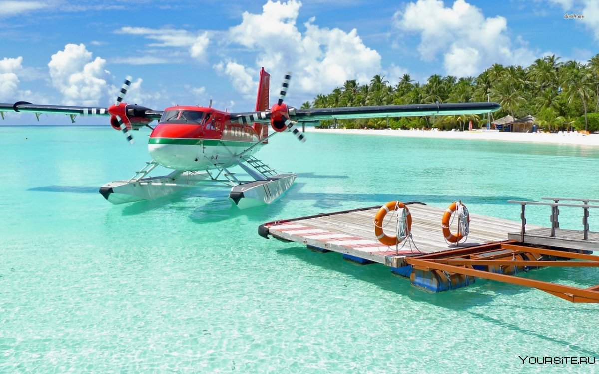 Шидро самолет Мальдивы