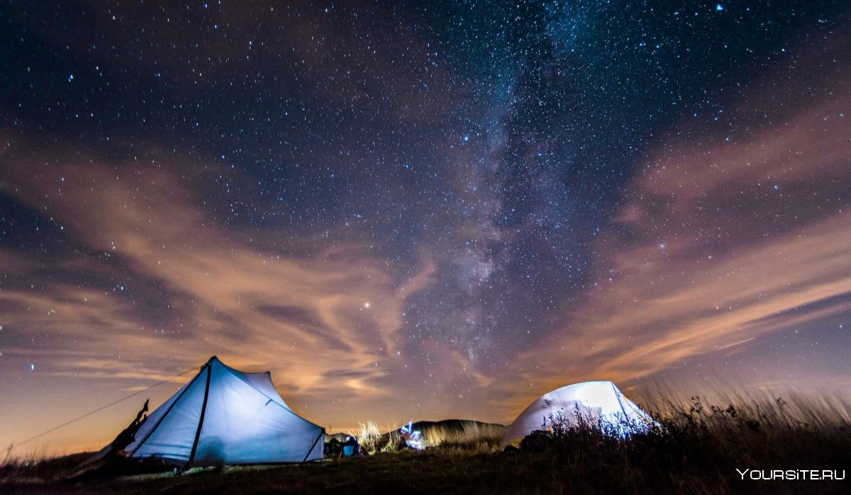Ночное небо палатка