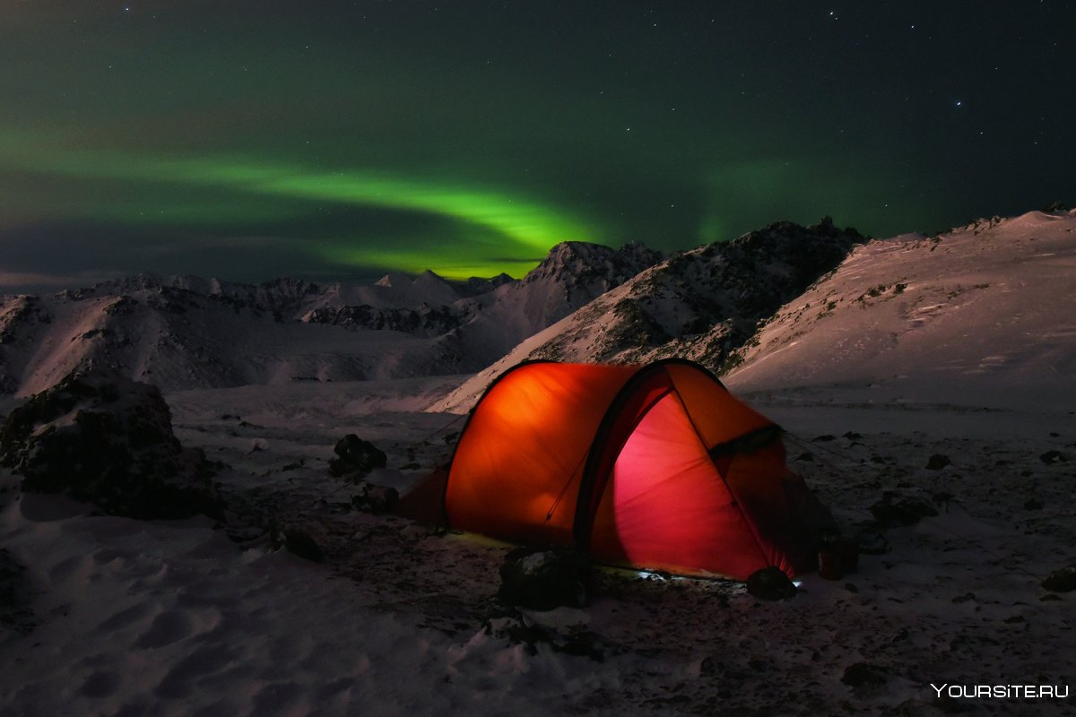 Северное сияние палатка