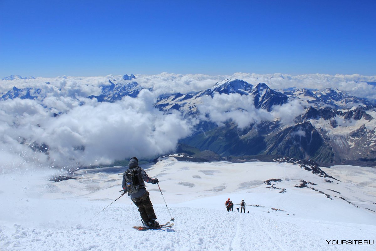 Гора Эльбрус горнолыжный курорт