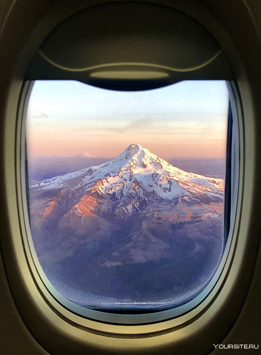 Вид из окна самолета
