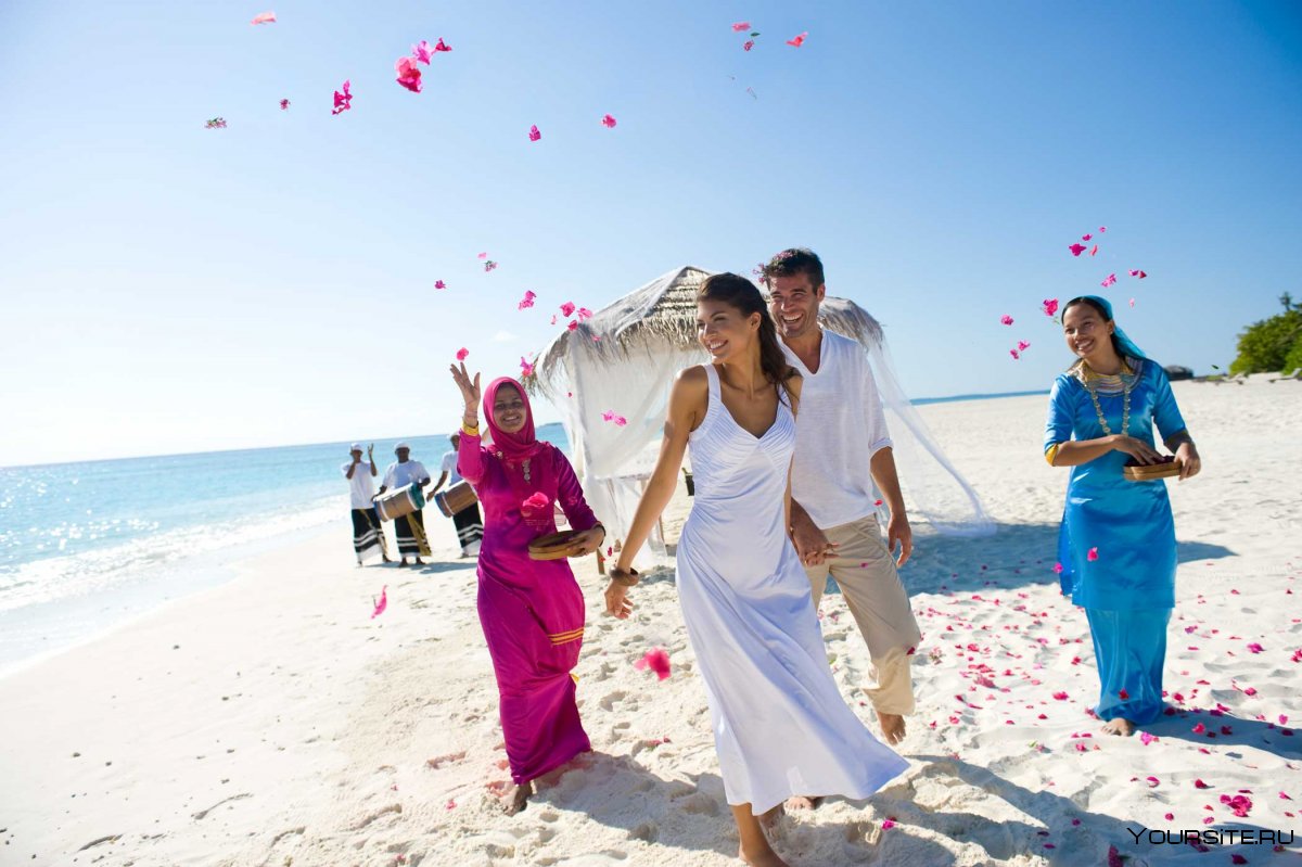 Символическая свадьба на Мальдивах