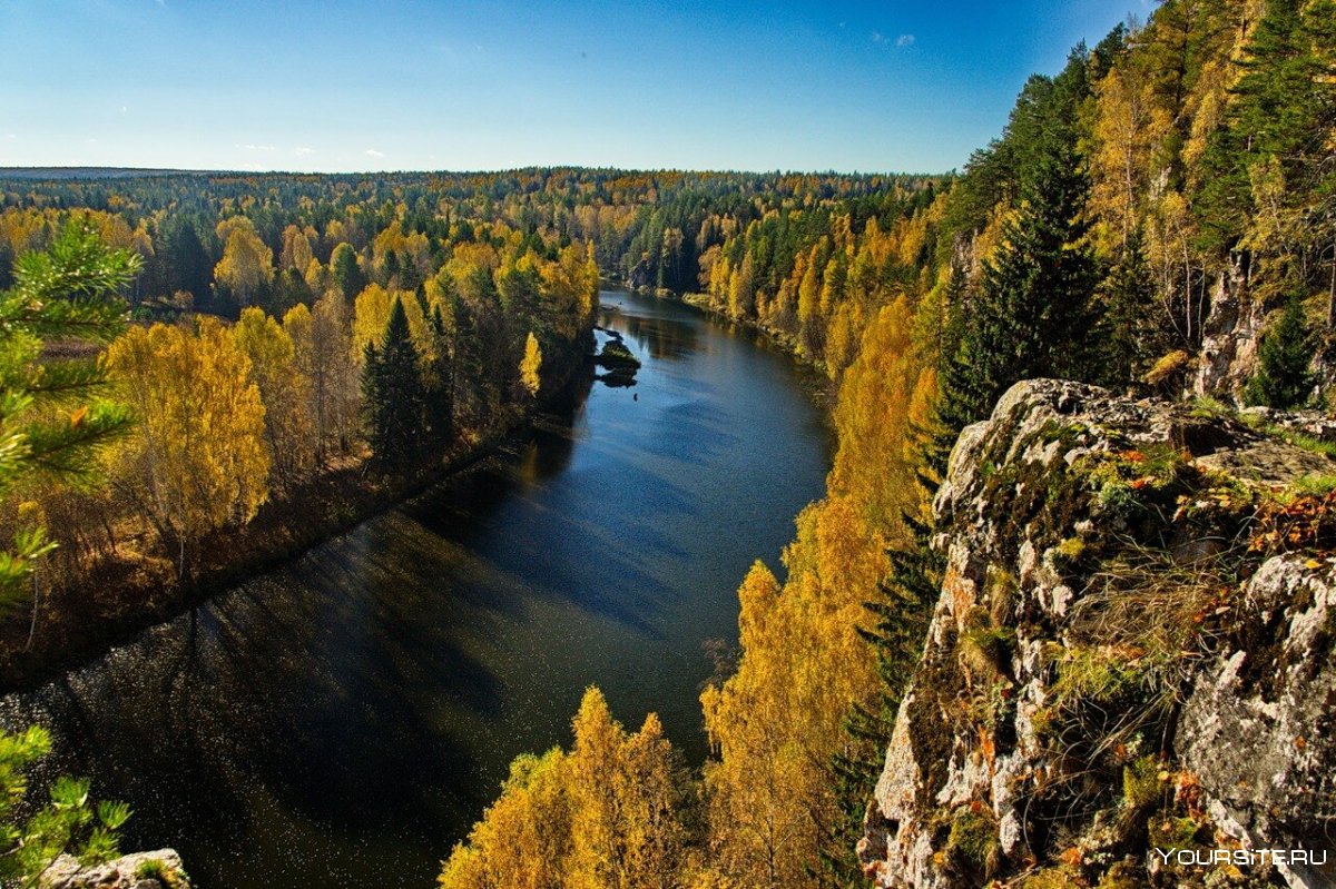 Урал природа река Чусовая