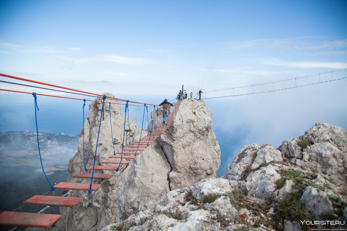 Подвесной мост на ай Петри 2020
