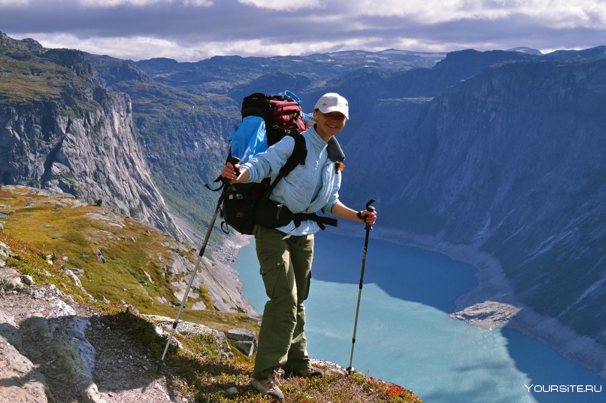 Туристы в Норвегии