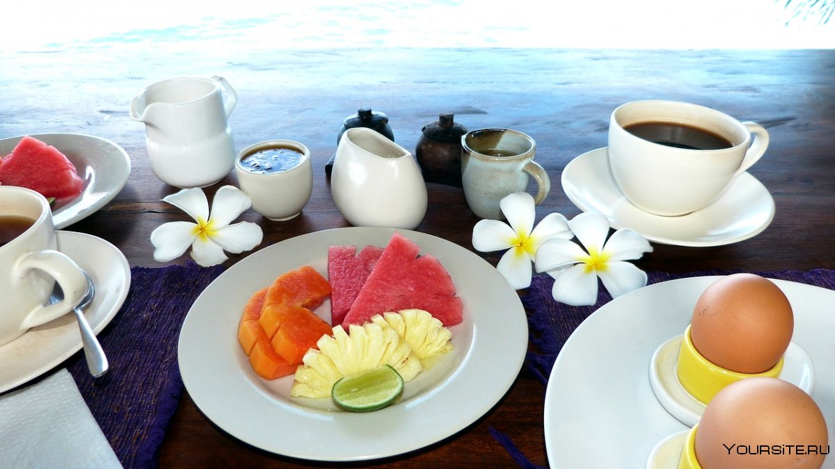 Красивые фото завтраков на Бали