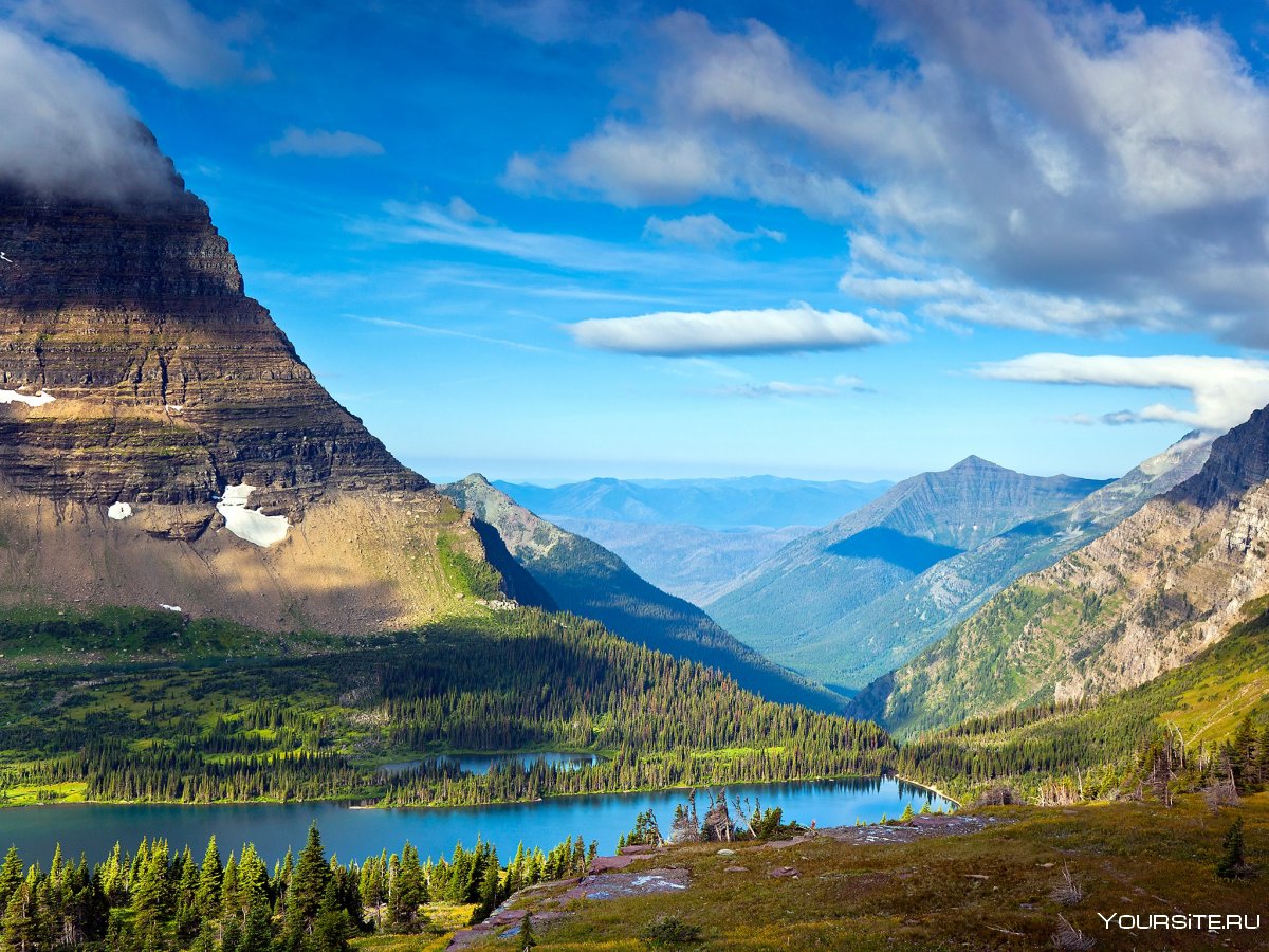 Glacier National Park in the u.s. State of Montana