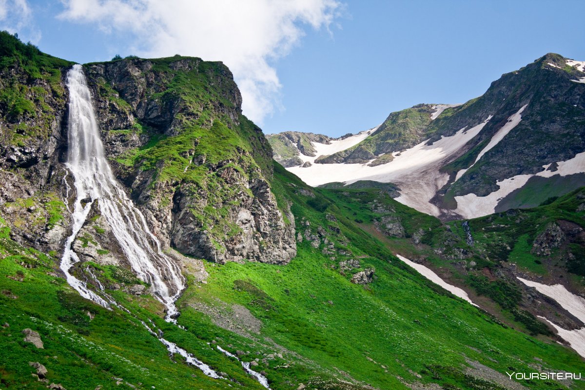 Кавказский заповедник Ачипсинские водопады