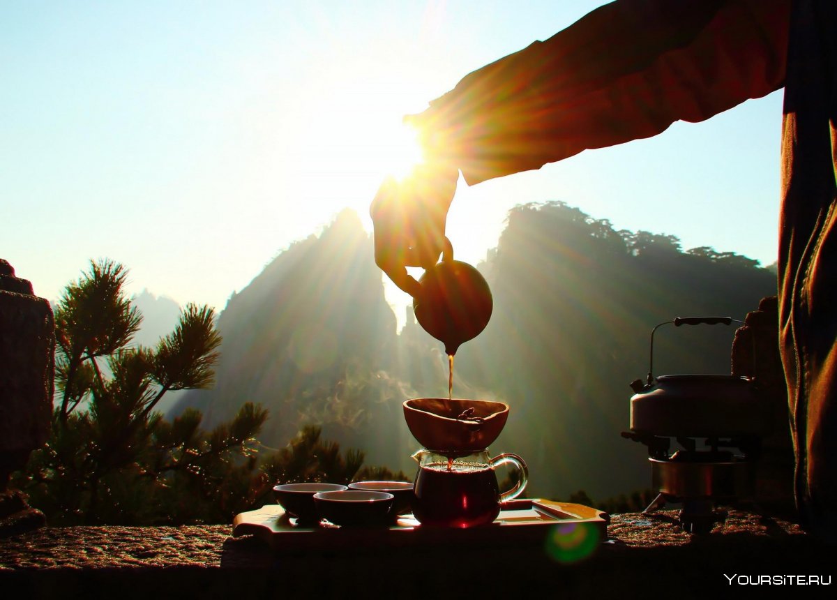 Чайная церемония в горах