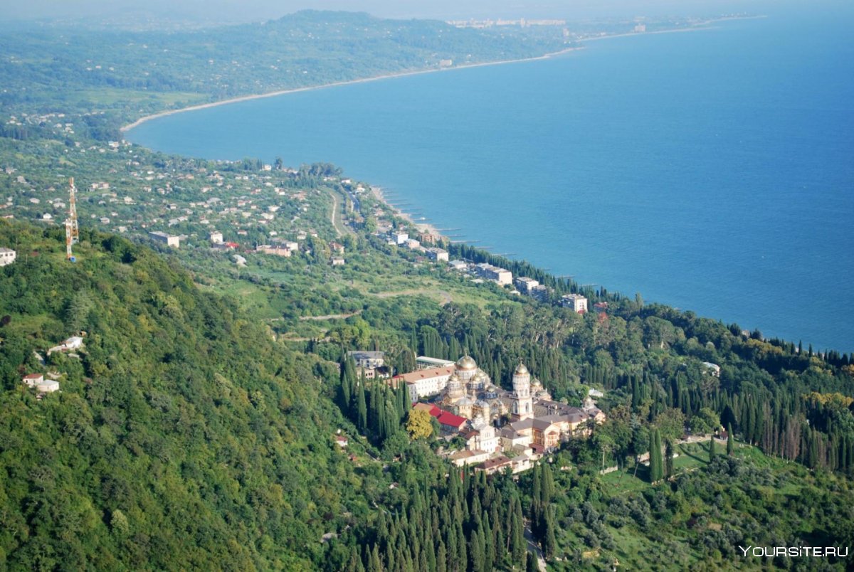 Абхазия новый Афон с высоты птичьего полета