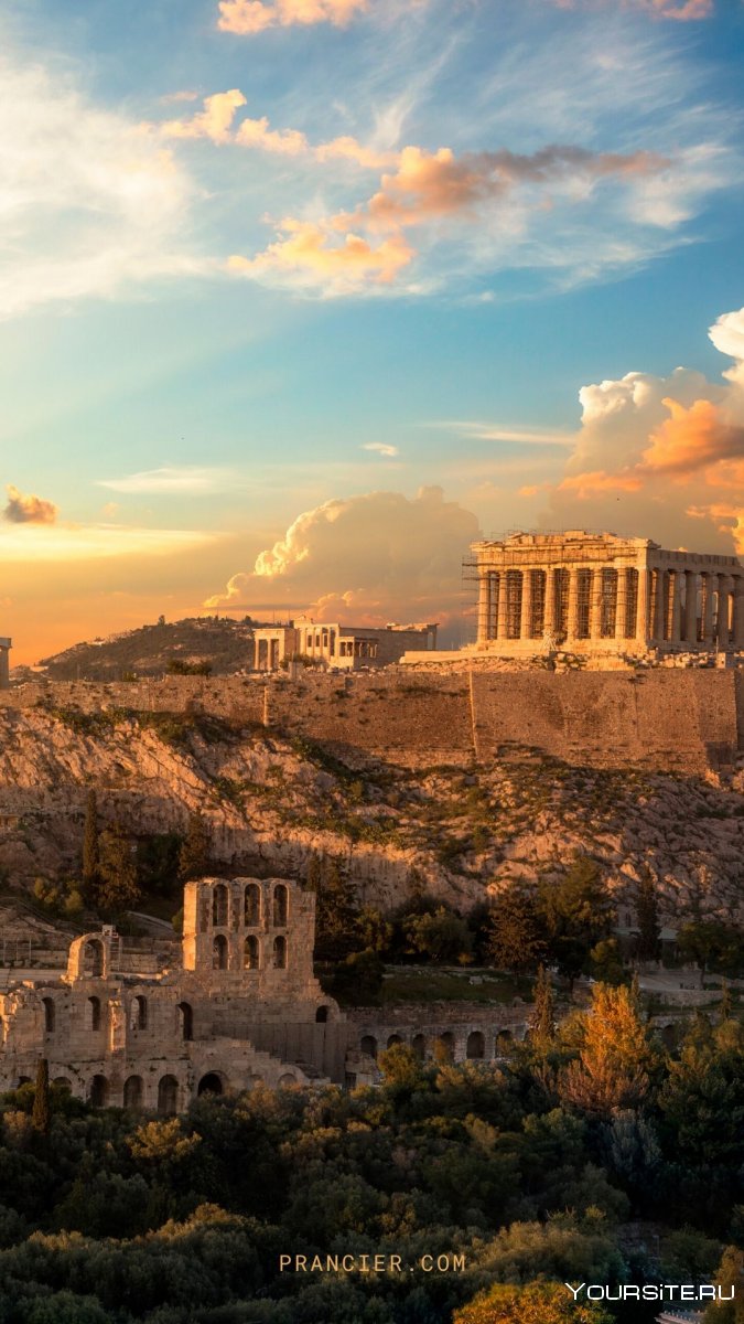 Крепость в Афинах Акрополь